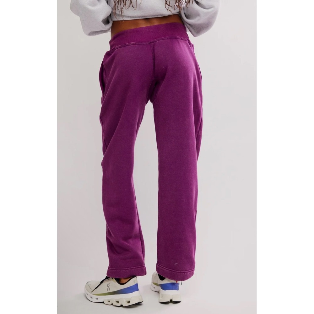 NWT Free People Movement Final Call Pants/Deep Mulberry Medium - Picture 9 of 10